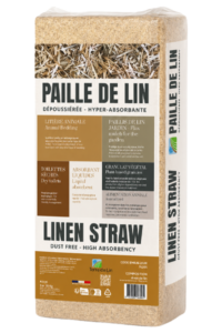 Paille de lin sans marque