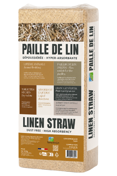 Paille de lin sans marque