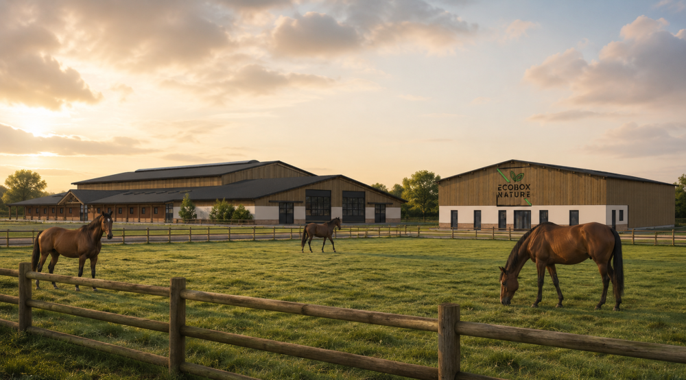 Pension chevaux Ecobox Nature près de Rouen